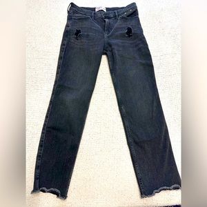 abercrombie kids adjustable waist washed once worn once zipper and no stains